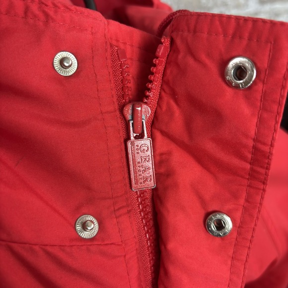 Nebraska Jacket Men's Large Hooded Waterproof Sports 90's Nylon - Picture 6 of 10